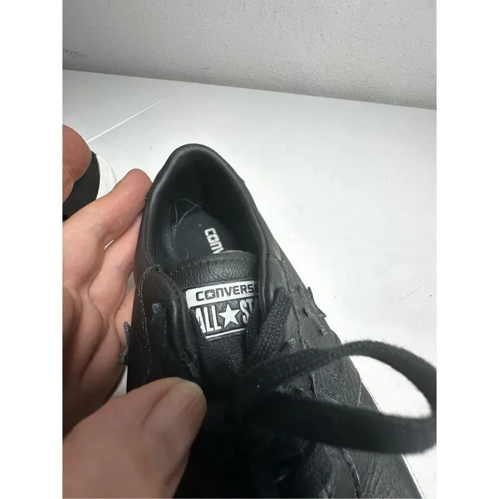 Converse All Star Breakpoint OX Sneakers Leather Black White Womens Sz 8 157802C - Picture 12 of 14